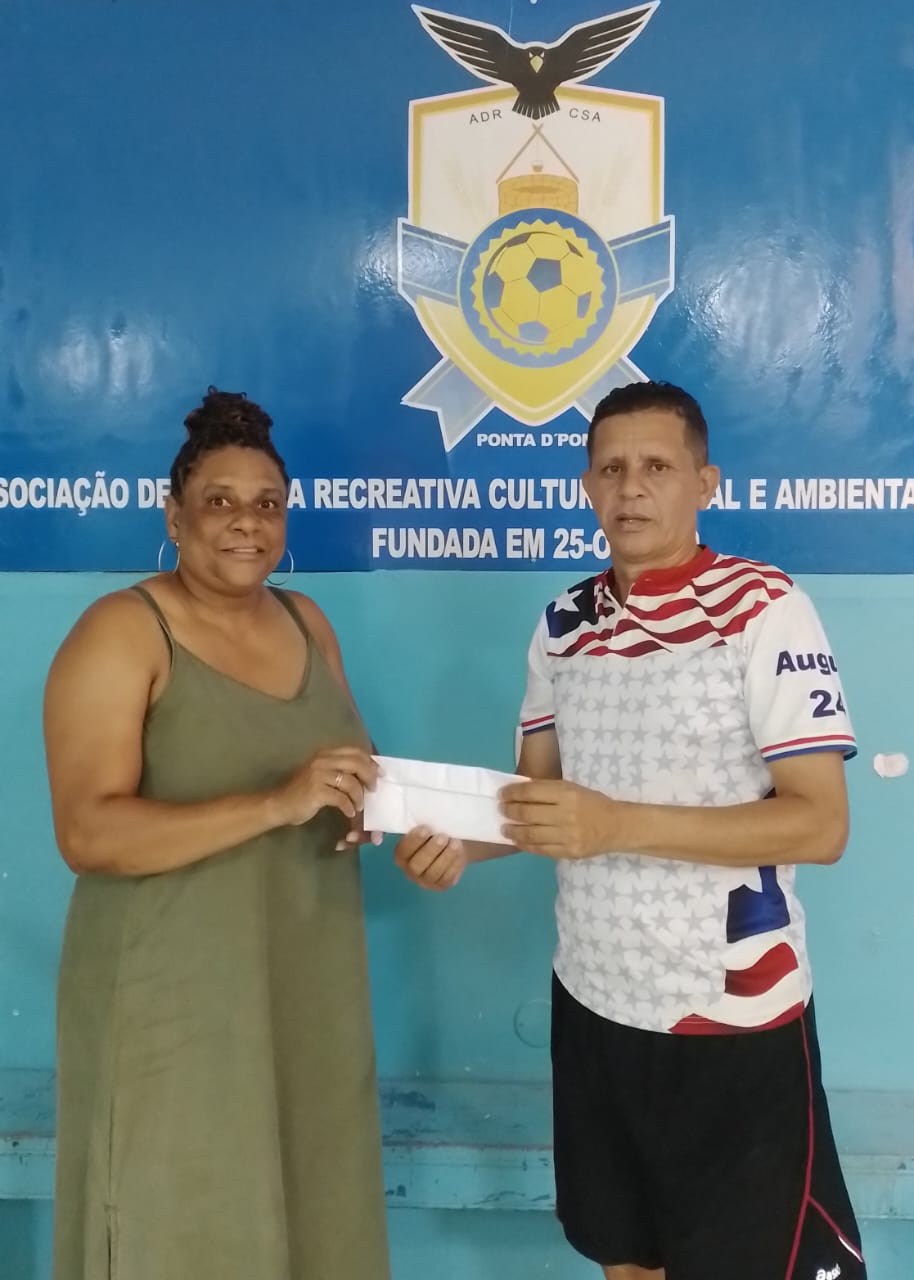 Ponta d’Pom ADRCSA recebe donativo filhos de Fonte Inês